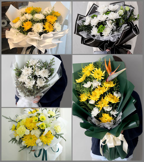 广东韶关市新丰县白事花束代送